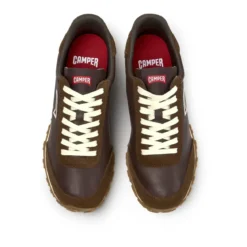 Camper - Zertifikat der Leather Working Group- Schuhmach dunkel-braun Low-Top-Sneaker