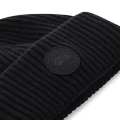 Canada Goose Mütze aus Kaschmir schwarz Wollmütze