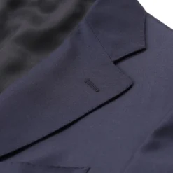 Canali Anzug aus Wolle blau Hosenanzug