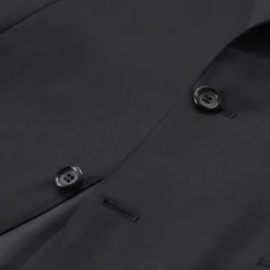 Canali Anzug aus Wolle schwarz Hosenanzug