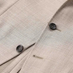Canali Sakko Kei aus Wollmix braun Anzugjacke
