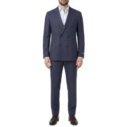 Canali Zweiteiliger Anzug Kei aus Wollmix blau Hosenanzug