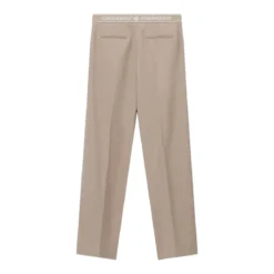 Casablanca Bundfaltenhose aus Wolle braun Stoffhose