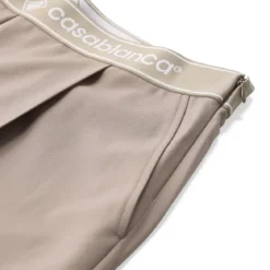 Casablanca Bundfaltenhose aus Wolle braun Stoffhose