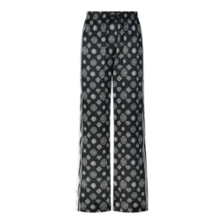 Casablanca Hose aus Seide Schwarz Hose