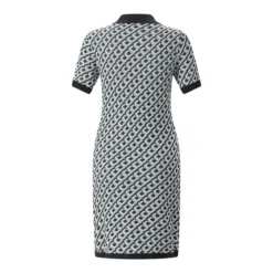 Casablanca Midi-Kleid mit Polo-Kragen grün Minikleid