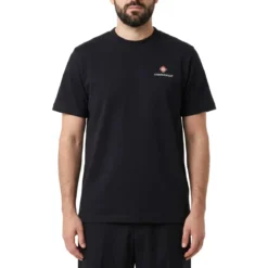 Casablanca T-Shirt aus Baumwolle schwarz T-Shirt