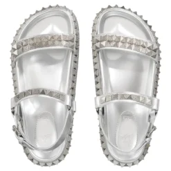 Christian Louboutin Pyrabizz Sandal Silver Sandalen
