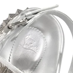 Christian Louboutin Pyrabizz Sandal Silver Sandalen