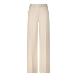 CIRCOLO 1901 Klassische Hose mit Kellerfalten Creme Marlene-Hose