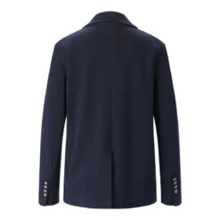 CIRCOLO 1901 Kurzmantel aus Baumwoll-Mix blau Wollmantel