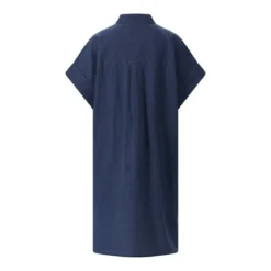 Closed Blusenkleid in Midi-Länge blau Minikleid