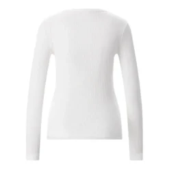 Closed Pullover mit Rundhalsausschnitt weiß Pullover