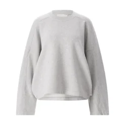 Closed Sweatshirt mit Raffung grau Sweatshirt