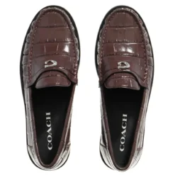 Coach Jolene Leather Loafer maple Loafer
