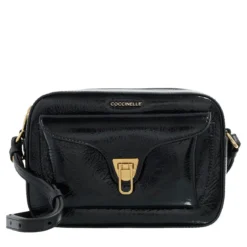 Coccinelle Coccinelle Beat Shiny Wri Noir/Noir Crossbody Bag