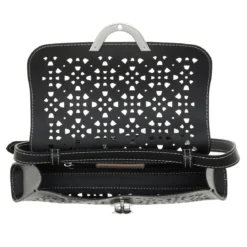 Coccinelle Coccinelle Dew Cow.Perf. Noir Schultertasche