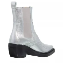 Copenhagen CPH232 Leather Silver Cowboy-Stiefel