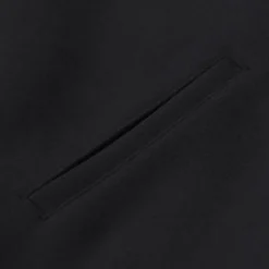Courrèges Mantel aus Wolle & Seide schwarz Wintermantel