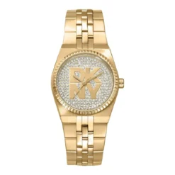 DKNY Quarzuhr Logo Watch gold Quarzuhr