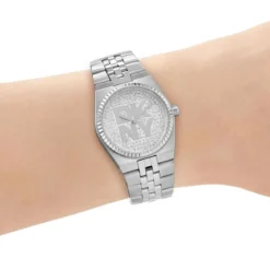 DKNY Quarzuhr Logo Watch silber Quarzuhr
