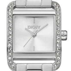 DKNY Quarzuhr Mini Square Watch Set silber Quarzuhr