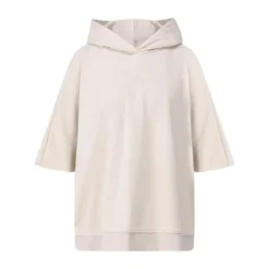 Dondup Hoodie mit Fledermaus-Ärmeln Beige Hoodie