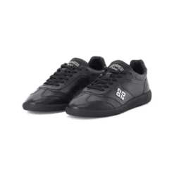 Dsquared2 Sneaker Rebels aus Leder schwarz Schnürschuhe