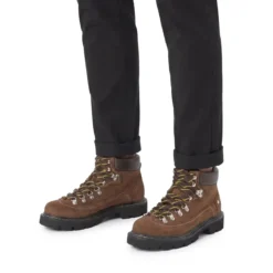 Dsquared2 Stiefel Canadian aus Wildleder braun Schnürstiefel