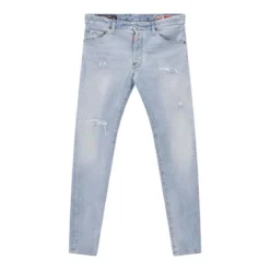 Dsquared2 Straight-Fit Jeans Teddy blau Jeans
