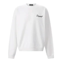 Dsquared2 Sweatshirt mit Logo-Stickerei weiß Sweatshirt