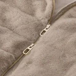 Duno Jacke Nila Pejo mit Strickärmeln beige Übergangsjacke