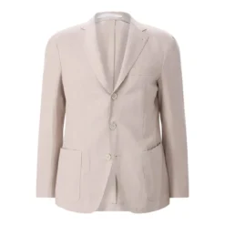 Eleventy Anzugsakko aus Leinen-Mix beige Anzugjacke