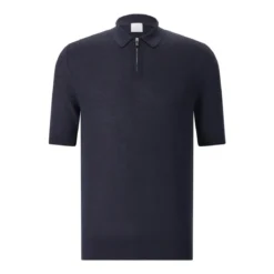 Eleventy Poloshirt aus Baumwolle blau Poloshirt