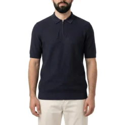Eleventy Poloshirt aus Baumwolle blau Poloshirt