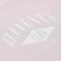 Eleventy Sweatshirt mit Logo pink Sweatshirt