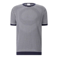 Eleventy T-Shirt mit Rundhalsausschnitt blau T-Shirt