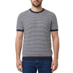 Eleventy T-Shirt mit Rundhalsausschnitt blau T-Shirt
