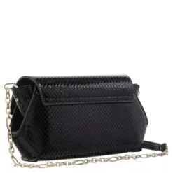 Emporio Armani P69 Shoulder Bag Leather Black Crossbody Bag