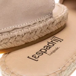 Espadrij l’originale Plage Boucle Velour Beige Slides