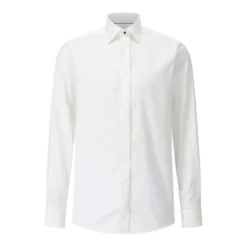 Eton Contemporary-Fit Twillhemd Creme Hemd