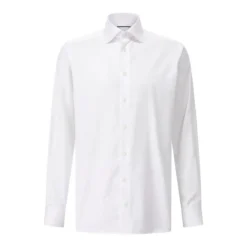 Eton Contemporary-Fit Twillhemd Weiß Hemd
