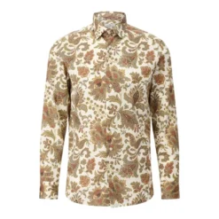 Etro Freizeithemd mit Paisley-Muster grün Hemd