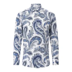 Etro Hemd mit Paisley-Muster grau Hemd