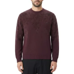 Etro Pullover aus Woll-Mix lila Pullover