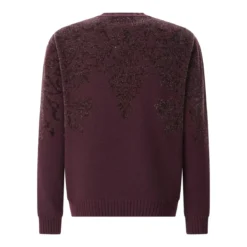Etro Pullover aus Woll-Mix lila Pullover