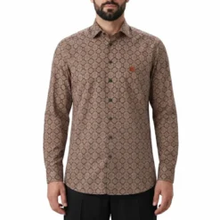 Etro Regular-Fit Hemd braun Hemd