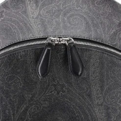Etro Rucksack mit Paisley-Muster schwarz Rucksack