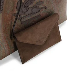 Etro Shopper mit Muster braun Shopper