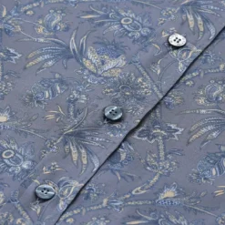 Etro Slim-Fit Hemd aus Baumwoll-Mix blau Hemd